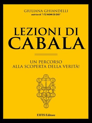 cover image of Lezioni di Cabala